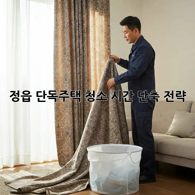 정읍 단독주택 청소, 시간 단축 전략!