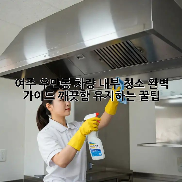 여주 우만동 차량 내부 청소 완벽 가이드: 깨끗함 유지하는 꿀팁!