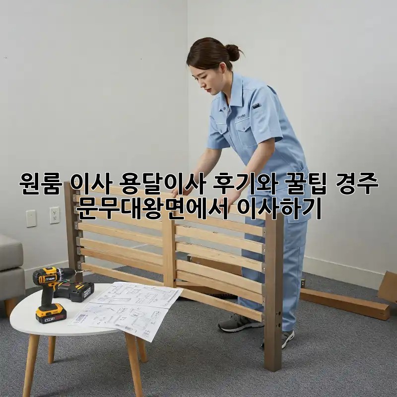 원룸 이사? 용달이사 후기와 꿀팁! 경주 문무대왕면에서 이사하기