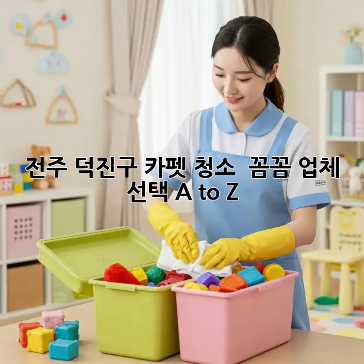 전주 덕진구 카펫 청소 ✨ 꼼꼼 업체 선택 A to Z