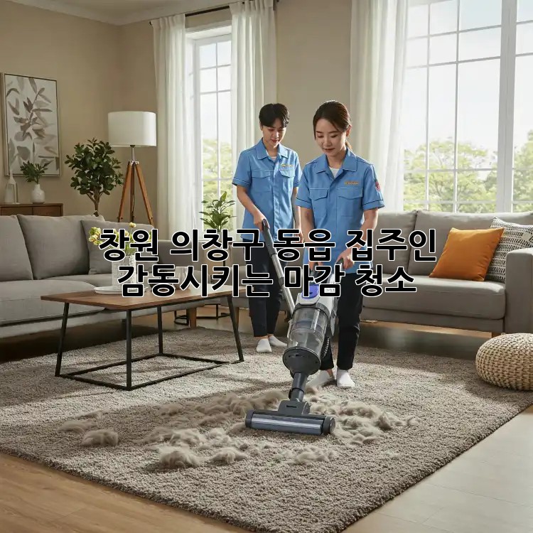 창원 의창구 동읍 집주인 감동시키는 마감 청소!