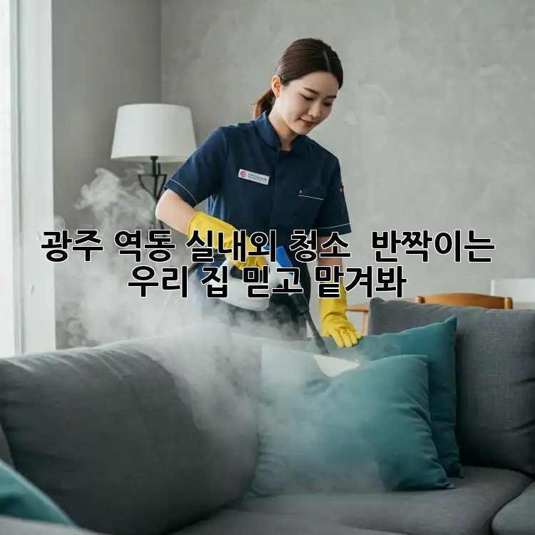 🏡 광주 역동 실내외 청소: ✨ 반짝이는 우리 집, 믿고 맡겨봐!