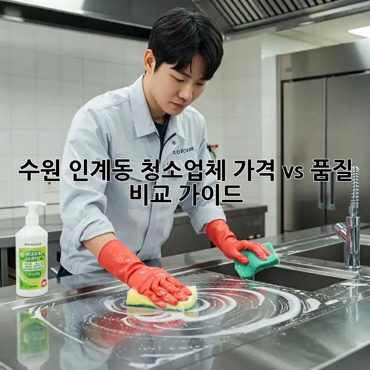 수원 인계동 청소업체, 가격 vs 품질 비교 가이드