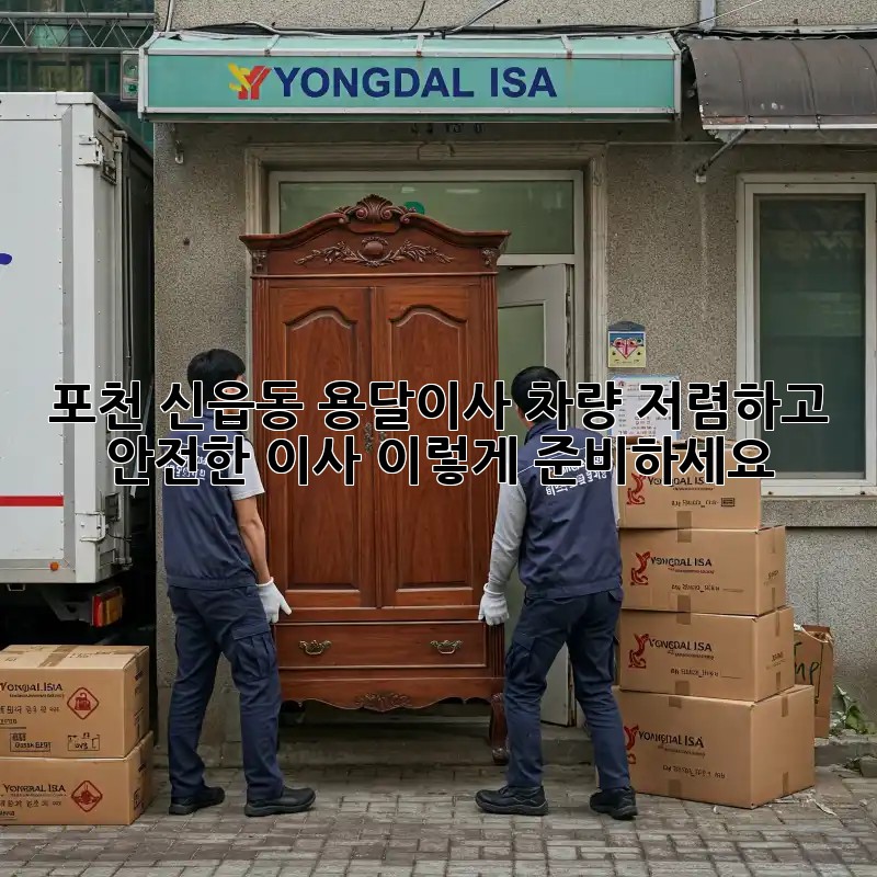 포천 신읍동 용달이사 차량: 저렴하고 안전한 이사, 이렇게 준비하세요!