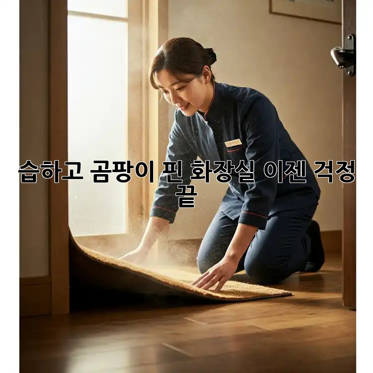 습하고 곰팡이 핀 화장실? 이젠 걱정 끝! ✨