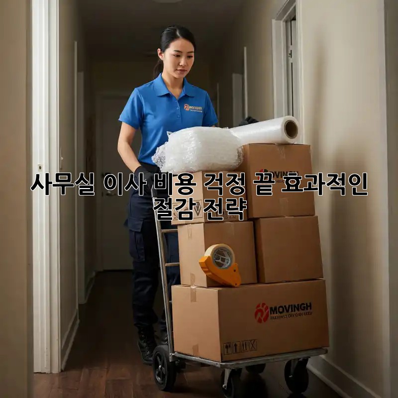 사무실 이사, 비용 걱정 끝! 효과적인 절감 전략