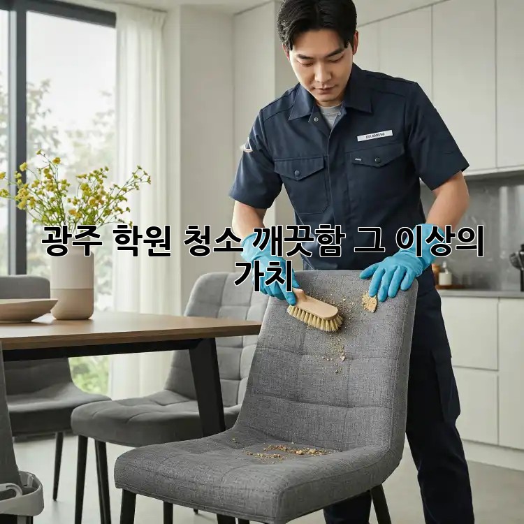 광주 학원 청소: 깨끗함, 그 이상의 가치