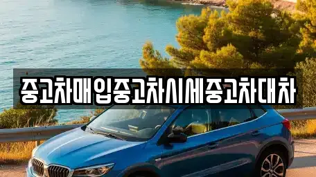 중고차매입중고차시세중고차대차