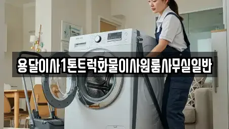용달이사1톤트럭화물이사원룸사무실일반