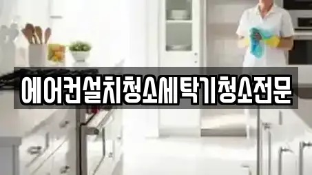 에어컨설치청소세탁기청소전문