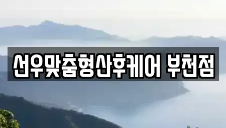 선우맞춤형산후케어 부천점