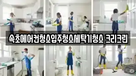 속초시 노학동 입주청소 상담 8