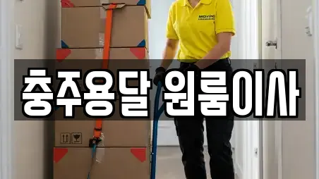 충주용달 원룸이사