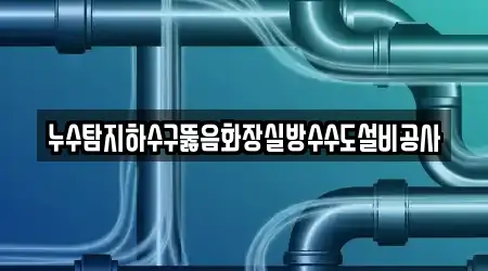 누수탐지하수구뚫음화장실방수수도설비공사
