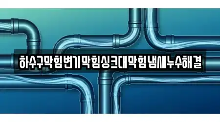 하수구막힘변기막힘싱크대막힘냄새누수해결