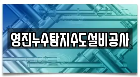 영진누수탐지수도설비공사