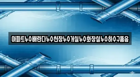 아파트누수배란다누수천장누수거실누수화장실누수하수구뚫음