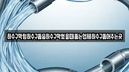 하수구막힘하수구뚫음하수구막혔을때뚫는업체하수구뚫어주는곳