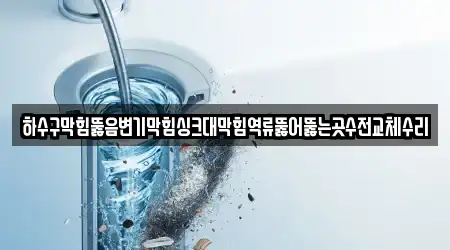 하수구막힘뚫음변기막힘싱크대막힘역류뚫어뚫는곳수전교체수리