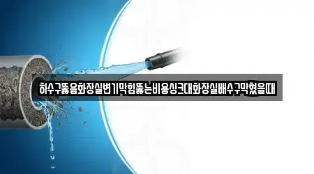 하수구뚫음화장실변기막힘뚫는비용싱크대화장실배수구막혔을때