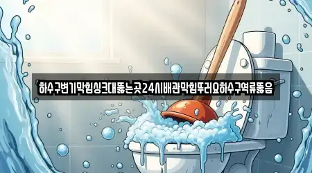 하수구변기막힘싱크대뚫는곳24시배관막힘뚜러요하수구역류뚫음