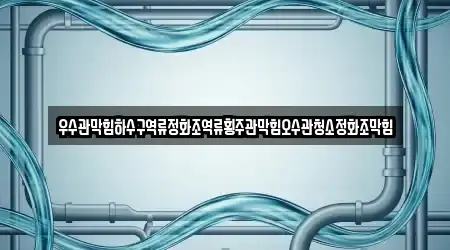 우수관막힘하수구역류정화조역류횡주관막힘오수관청소정화조막힘