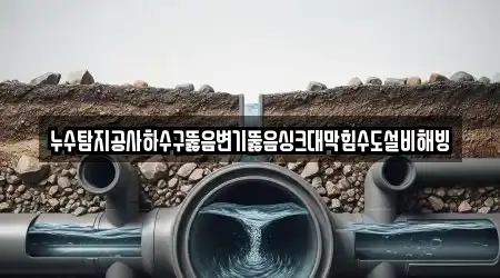 누수탐지공사하수구뚫음변기뚫음싱크대막힘수도설비해빙