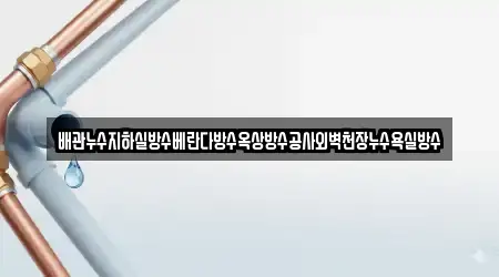 배관누수지하실방수베란다방수옥상방수공사외벽천장누수욕실방수