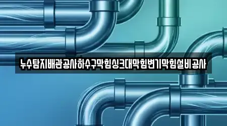 누수탐지배관공사하수구막힘싱크대막힘변기막힘설비공사