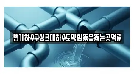 변기하수구싱크대하수도막힘뚫음뚫는곳역류