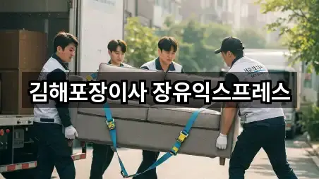 김해포장이사 장유익스프레스