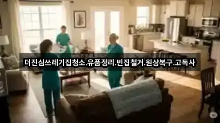 더진심쓰레기집청소.유품정리.빈집철거.원상복구.고독사