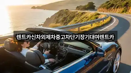 렌트카신차외제차중고차단기장기대여렌트카