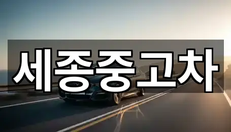 세종중고차