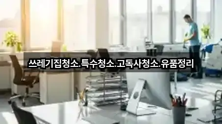 쓰레기집청소.특수청소.고독사청소.유품정리