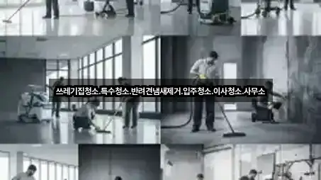 유동 청소 간편 조회 4곳