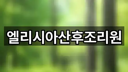 엘리시아산후조리원