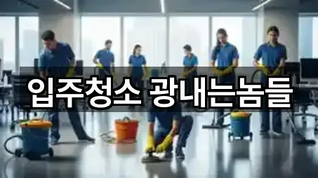 입주청소 광내는놈들
