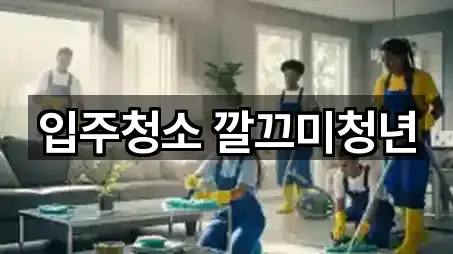 입주청소 깔끄미청년