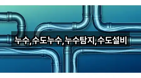 누수,수도누수,누수탐지,수도설비