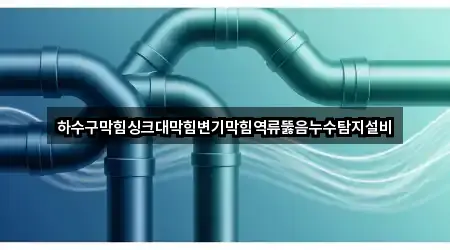 하수구막힘싱크대막힘변기막힘역류뚫음누수탐지설비