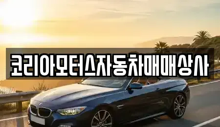 강원 삼척시 갈천동 중고차매매 전문 코리아모터스자동차매매상사