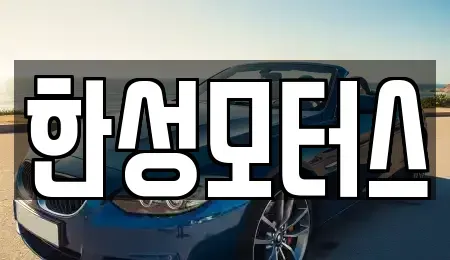 강원 속초시 중고차 전문 한성모터스