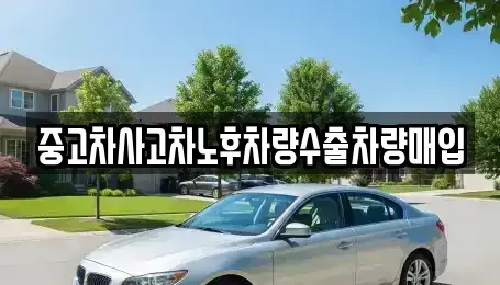강원 속초시 청호동 중고차매매 전문 중고차사고차노후차량수출차량매입