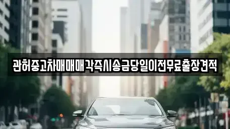 강원 원주시 신림면 중고차매매 전문 관허중고차매매매각즉시송금당일이전무료출장견적