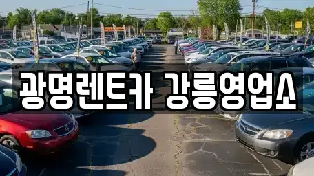강원특별자치도 강릉시 학동 렌트카 전문 광명렌트카 강릉영업소