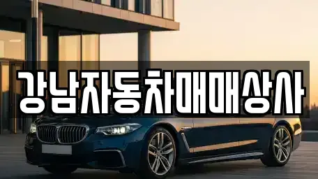강원특별자치도 강릉시 학동 중고차매매 전문 강남자동차매매상사