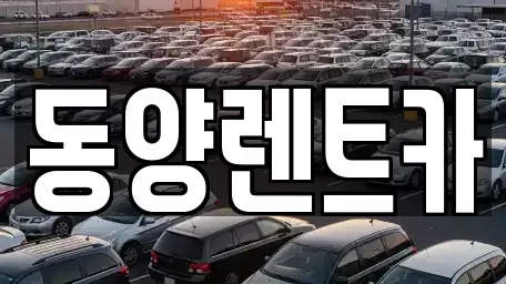 강원특별자치도 삼척시 조비동 렌트카 전문 동양렌트카