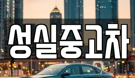 강원특별자치도 양구군 국토정중앙면 중고차 전문 성실중고차