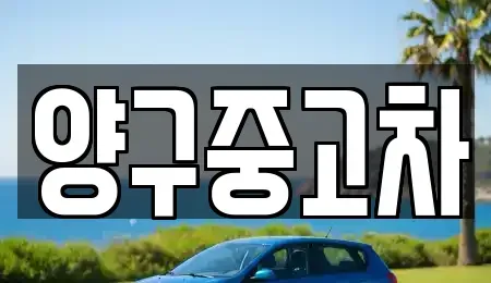 강원특별자치도 양구군 국토정중앙면 중고차 전문 양구중고차